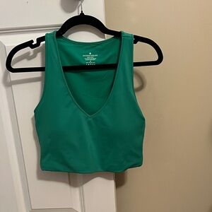ANTONIO MELANI Emerald Sleeveless Crop Top